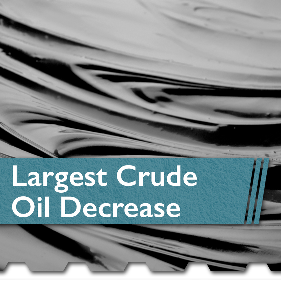 Largest Crude Oil Increase Thumb - The Chemical Company