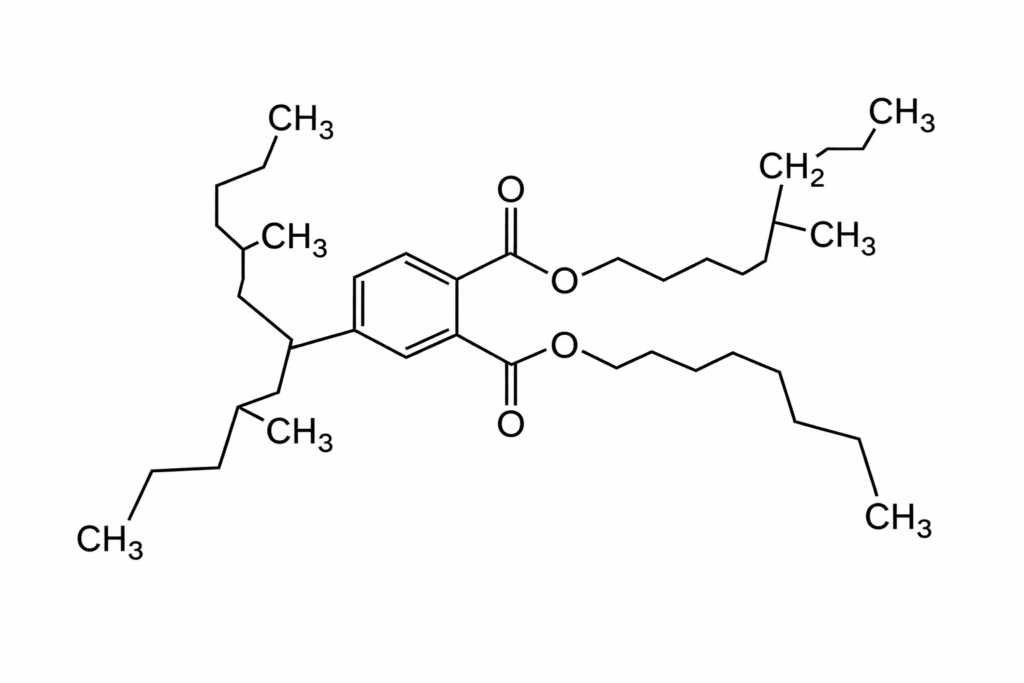DINP: Uses, Safety, and Regulatory Overview 1 structural diagram of diisononyl phthalate (DINP)